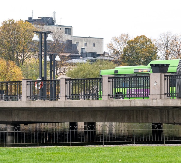Buss i stadstrafik Eskilstuna.