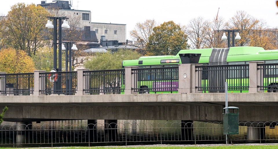 Buss i stadstrafik Eskilstuna.