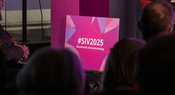 Skylt med texten SIV2025.