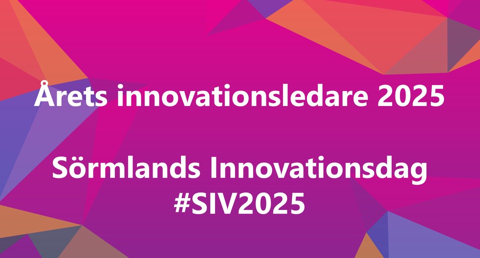 Dekorativ grafik om årets innovationsledare 2025.
