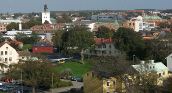 Stadsvy över Katrineholm.